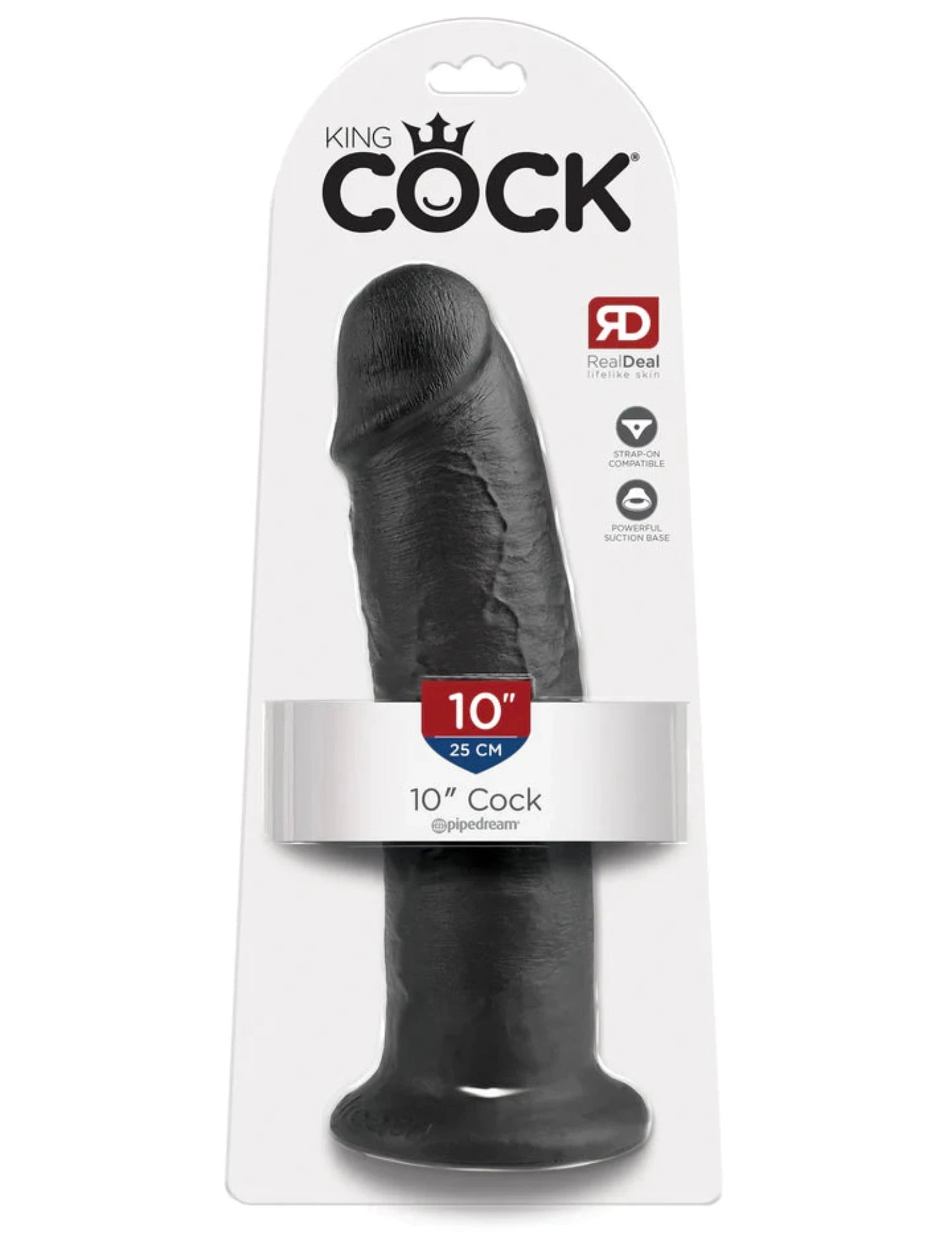 10” King Cock Black