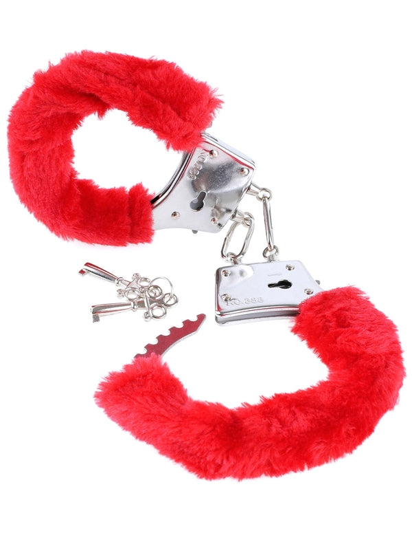 Beginner's Furry Cuffs Red