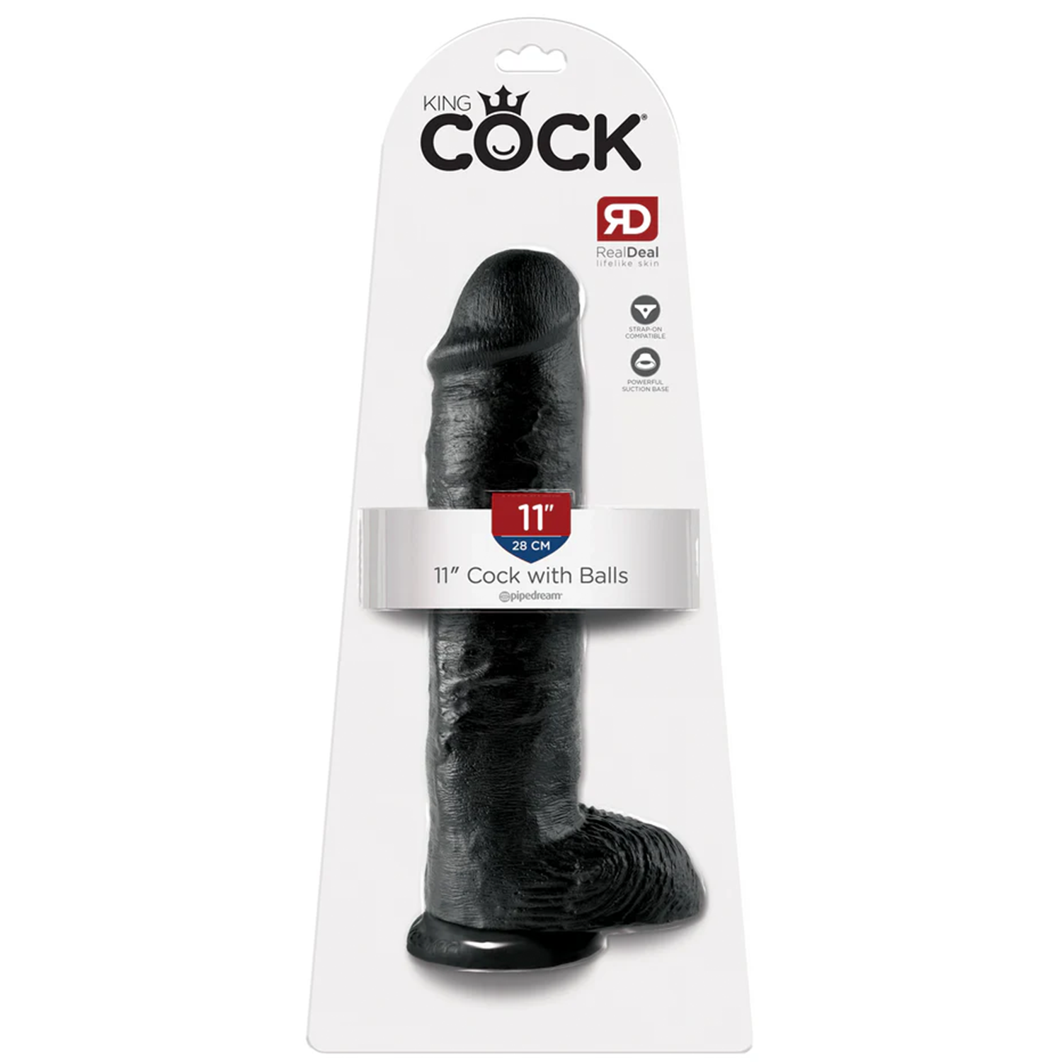 11 "King Cock With Balls Black