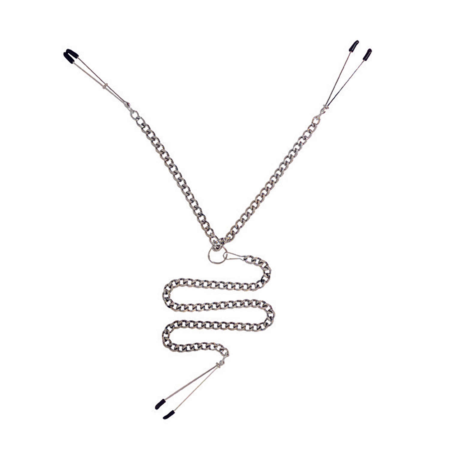 Y-Style Tweezer Clamp Nickel Jewel Chain