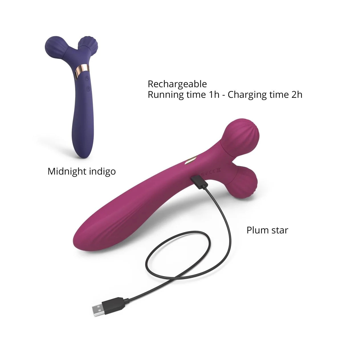 Fireball Body Massager & Vibrator Purple