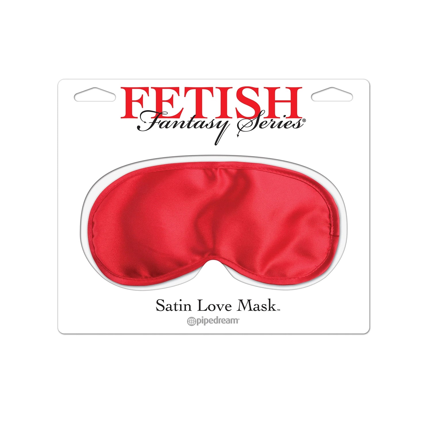 Satin Love Mask Red