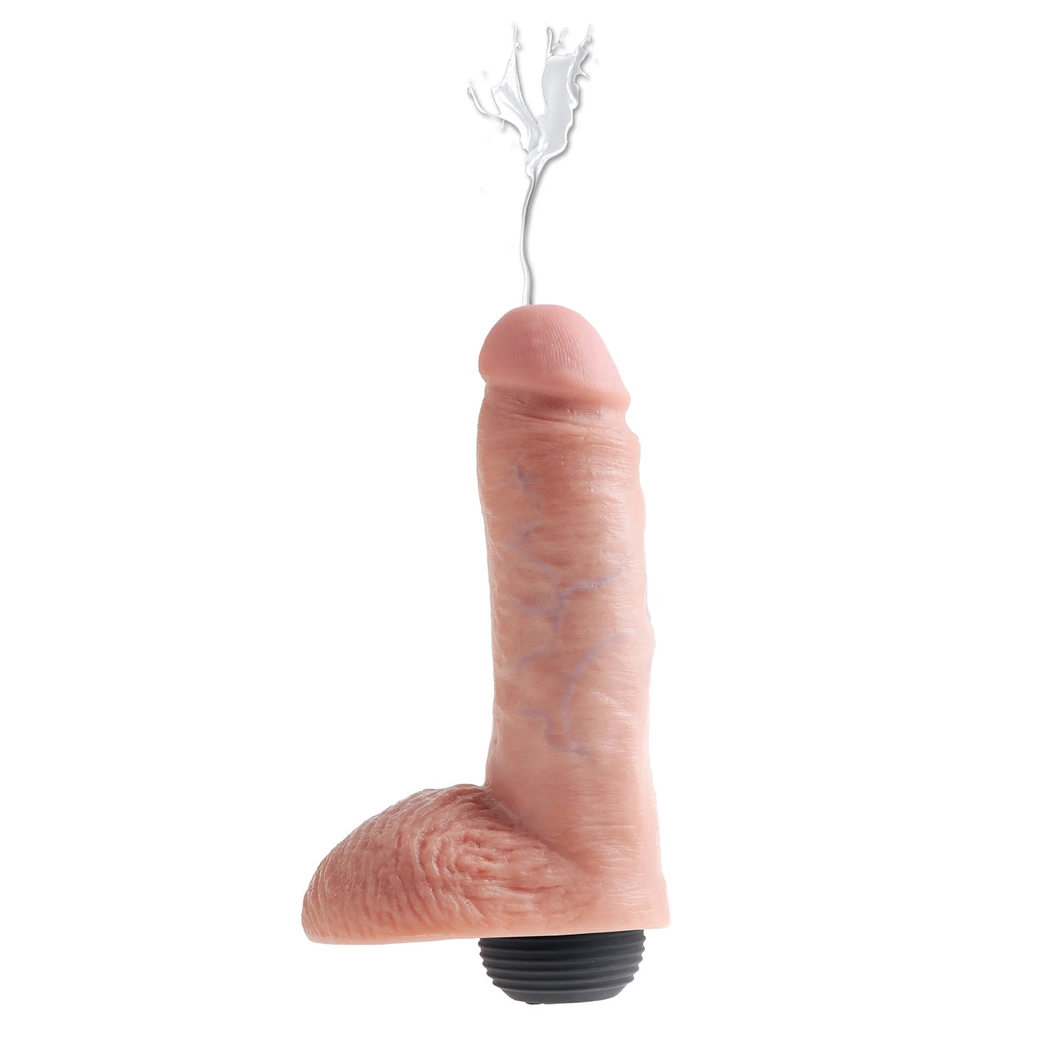 King Cock 8" Squirting Cock with Balls Flesh