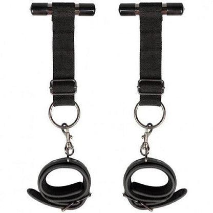 Over the Door Wrist Cuffs Black